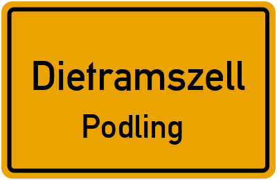 Straßenverzeichnis Dietramszell Podling