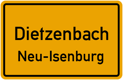 Straßenverzeichnis Dietzenbach Neu-Isenburg