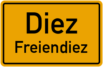 Straßenverzeichnis Diez Freiendiez
