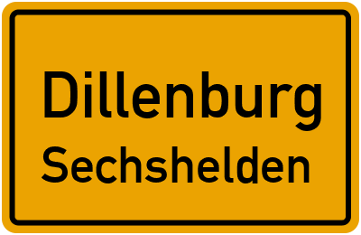 Straßenverzeichnis Dillenburg Sechshelden