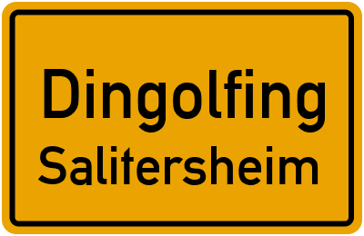 Straßenverzeichnis Dingolfing Salitersheim