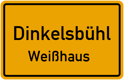 Straßenverzeichnis Dinkelsbühl Weißhaus