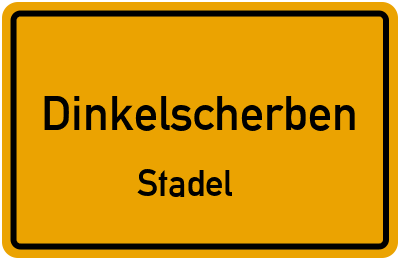 Straßenverzeichnis Dinkelscherben Stadel
