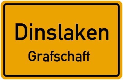 Straßenverzeichnis Dinslaken Grafschaft
