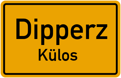 Straßenverzeichnis Dipperz Külos