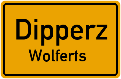 Straßenverzeichnis Dipperz Wolferts