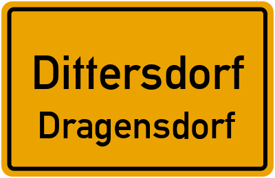 Straßenverzeichnis Dittersdorf Dragensdorf