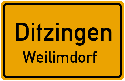 Straßenverzeichnis Ditzingen Weilimdorf