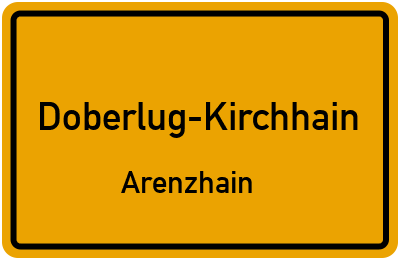 Straßenverzeichnis Doberlug-Kirchhain Arenzhain