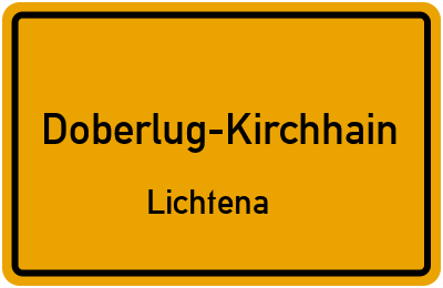 Straßenverzeichnis Doberlug-Kirchhain Lichtena
