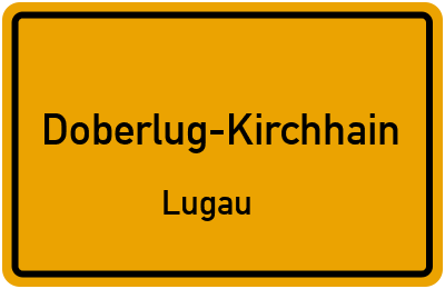 Straßenverzeichnis Doberlug-Kirchhain Lugau