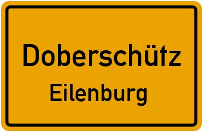 Straßenverzeichnis Doberschütz Eilenburg
