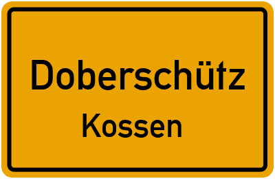 Straßenverzeichnis Doberschütz Kossen
