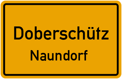Straßenverzeichnis Doberschütz Naundorf