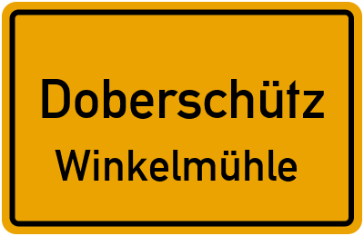 Straßenverzeichnis Doberschütz Winkelmühle