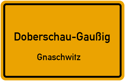 Straßenverzeichnis Doberschau-Gaußig Gnaschwitz