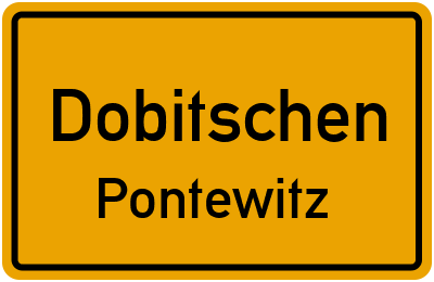 Straßenverzeichnis Dobitschen Pontewitz