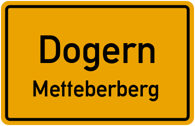Straßenverzeichnis Dogern Metteberberg