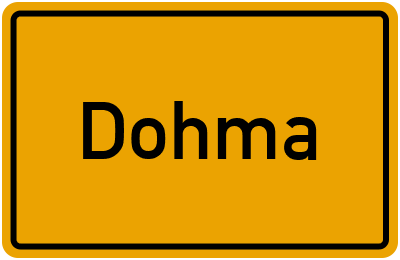 Branchenbuch Dohma, Sachsen