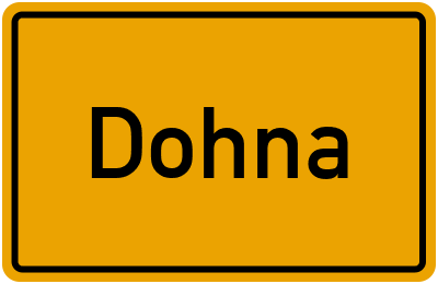 Branchenbuch Dohna, Sachsen