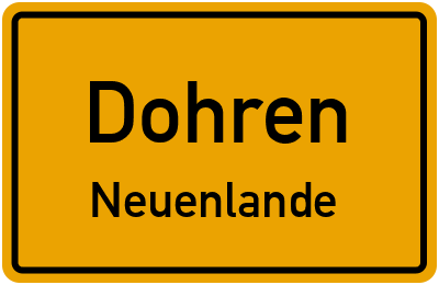 Straßenverzeichnis Dohren Neuenlande