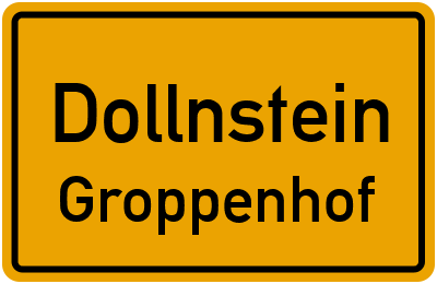 Straßenverzeichnis Dollnstein Groppenhof
