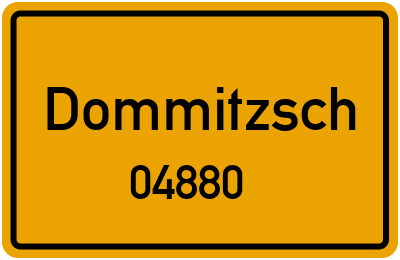 Straßenverzeichnis für 04880 Dommitzsch