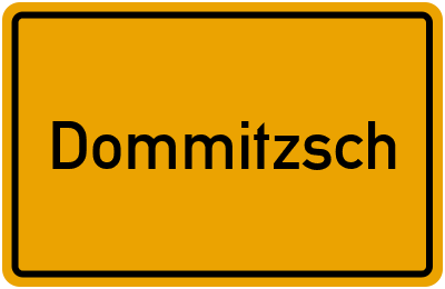 Dommitzsch in Sachsen