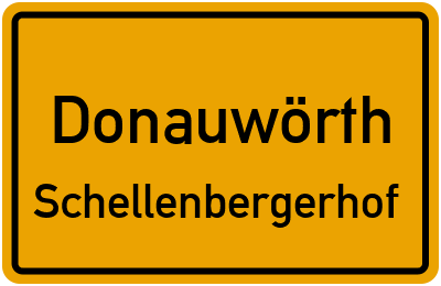 Straßenverzeichnis Donauwörth Schellenbergerhof