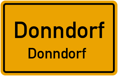 Straßenverzeichnis Donndorf Donndorf