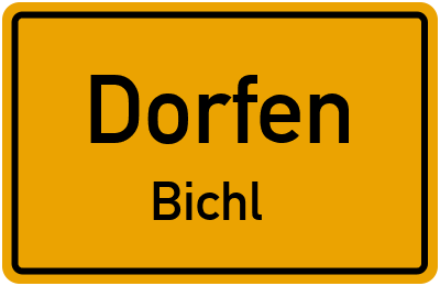 Straßenverzeichnis Dorfen Bichl