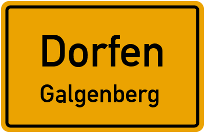Straßenverzeichnis Dorfen Galgenberg