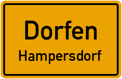 Straßenverzeichnis Dorfen Hampersdorf