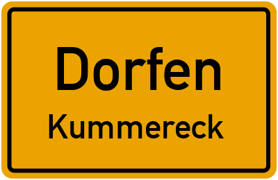Ortsschild Dorfen Kummereck