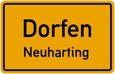 Straßenverzeichnis Dorfen Neuharting