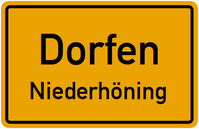 Straßenverzeichnis Dorfen Niederhöning