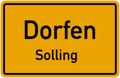 Straßenverzeichnis Dorfen Solling