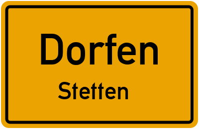 Straßenverzeichnis Dorfen Stetten