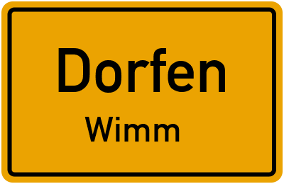 Straßenverzeichnis Dorfen Wimm