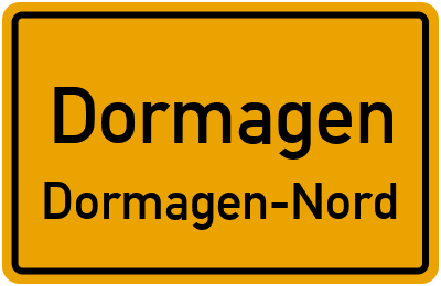 Ortsschild Dormagen Dormagen-Nord