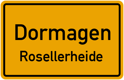Straßenverzeichnis Dormagen Rosellerheide