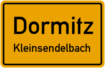 Straßenverzeichnis Dormitz Kleinsendelbach