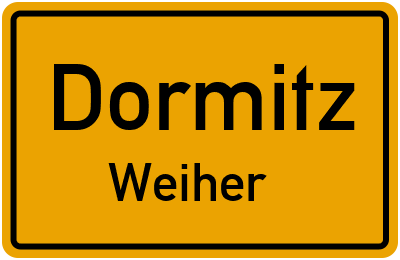 Straßenverzeichnis Dormitz Weiher