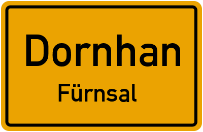 Straßenverzeichnis Dornhan Fürnsal