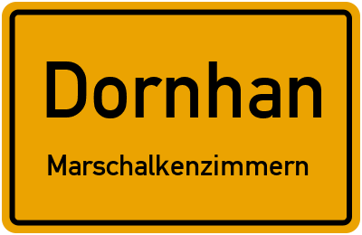Straßenverzeichnis Dornhan Marschalkenzimmern