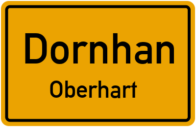 Straßenverzeichnis Dornhan Oberhart