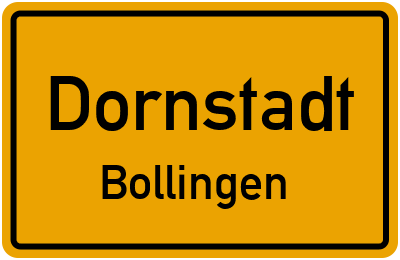 Straßenverzeichnis Dornstadt Bollingen