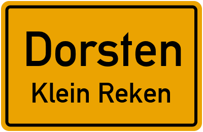 Straßenverzeichnis Dorsten Klein Reken