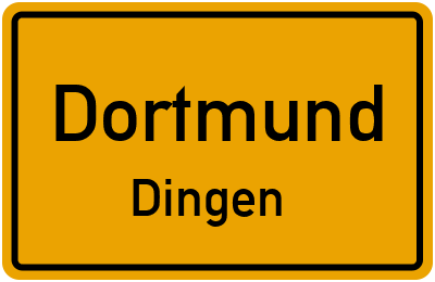 Straßenverzeichnis Dortmund Dingen