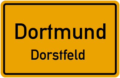 Ortsschild Dortmund Dorstfeld